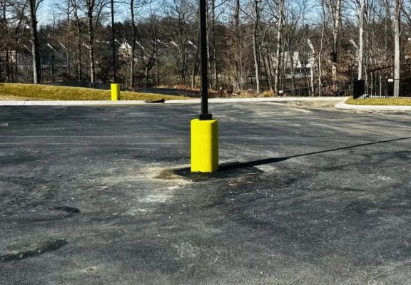 Lightpole Base Painting